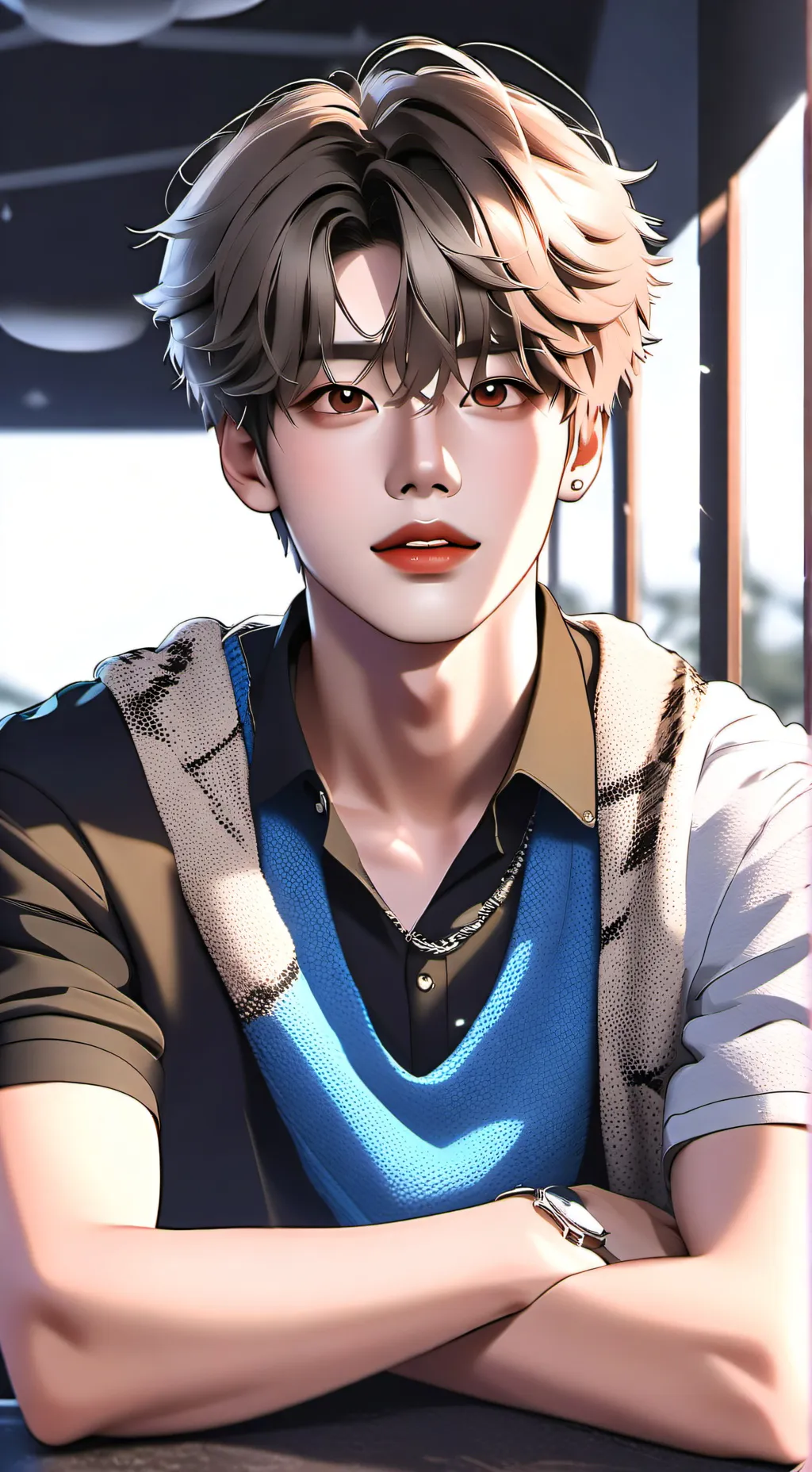 ai character: Soobin *ur bf* background