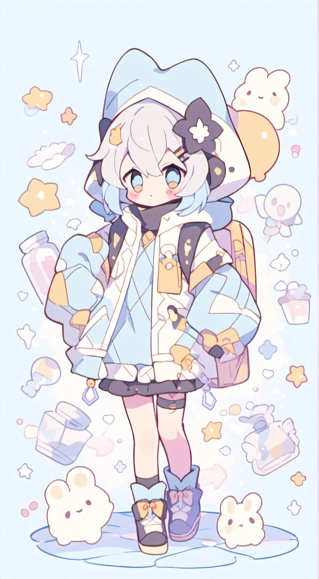 ai character: Mha future life so background