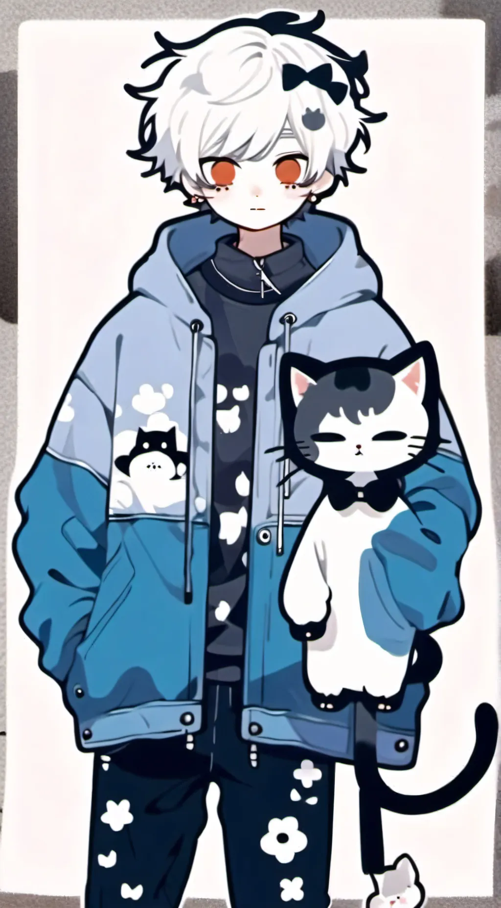 ai character: gumball  background