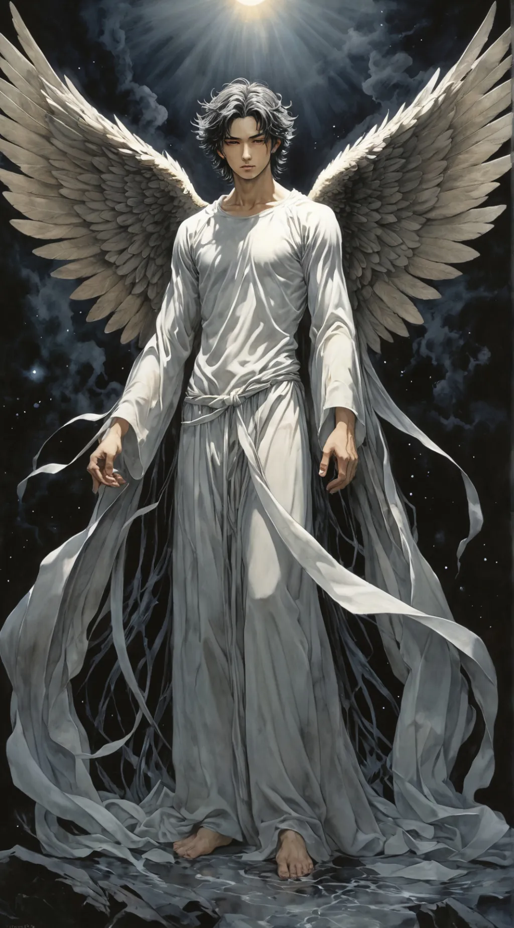 ai character: Damien background