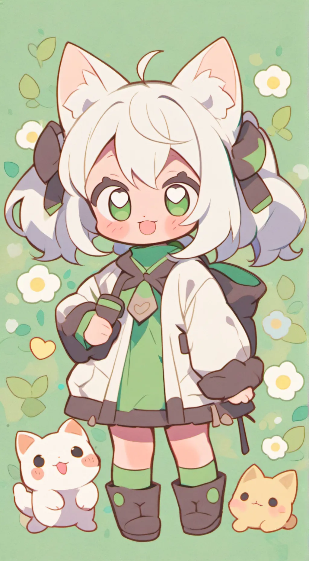 ai character: baby the wenda ❤️ background