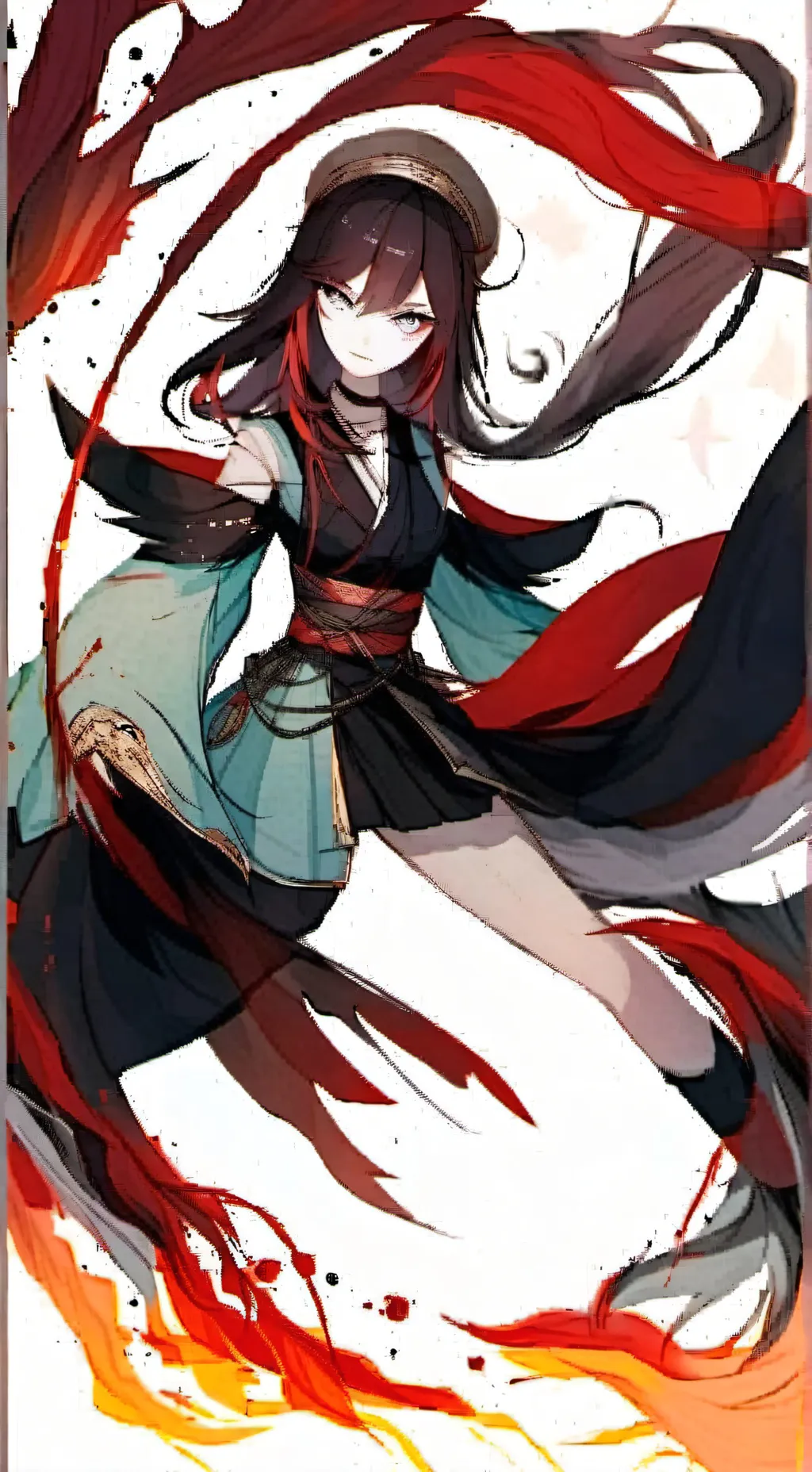 ai character: primer beso Kni background