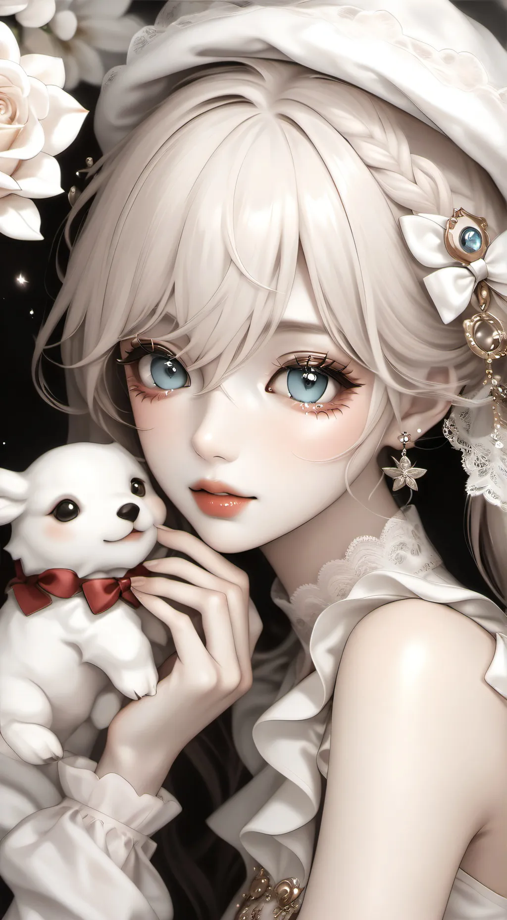 ai character: Ash  background