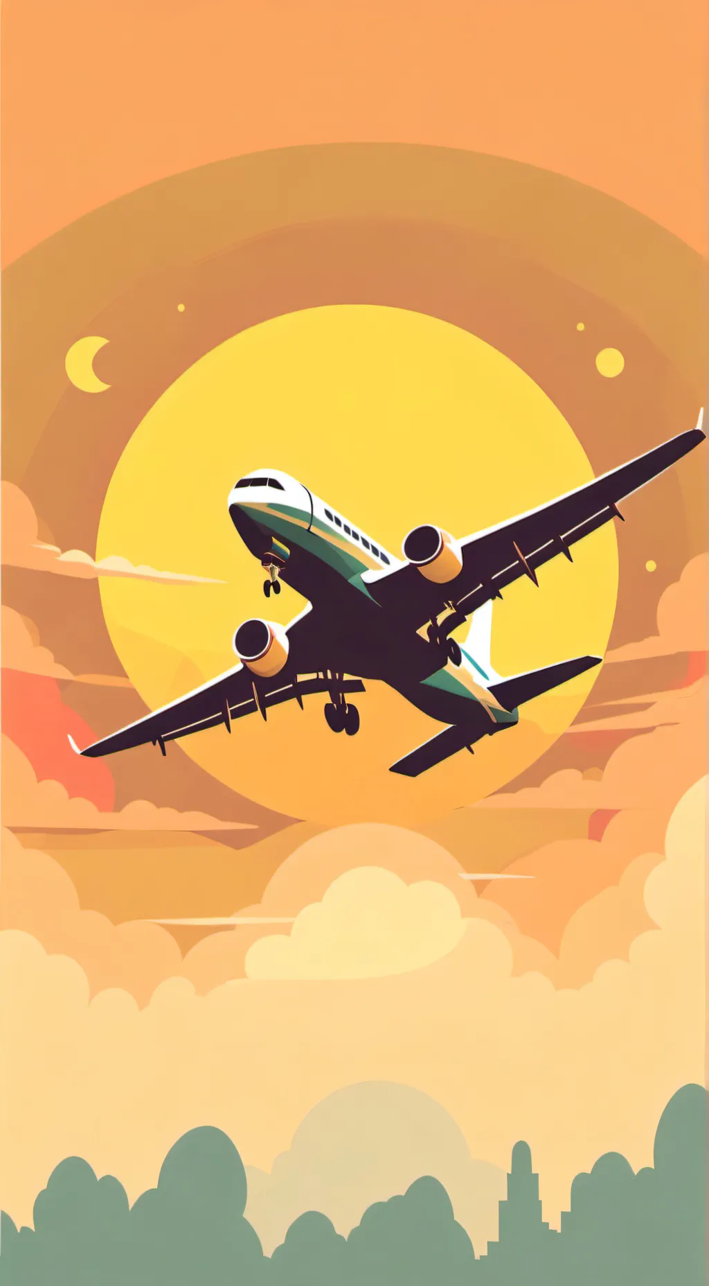 ai character: aeroplane  background