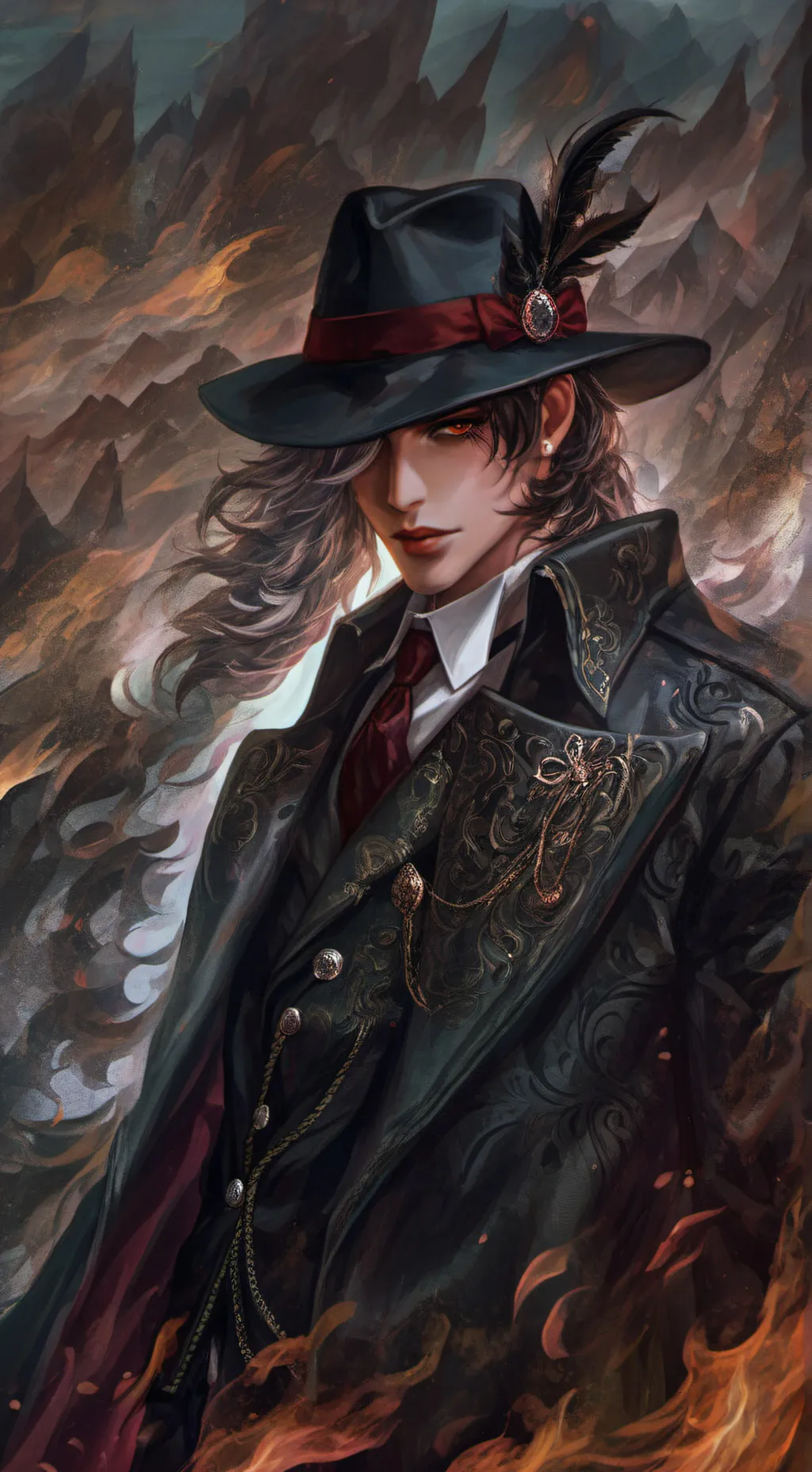 ai character: Ethan  background