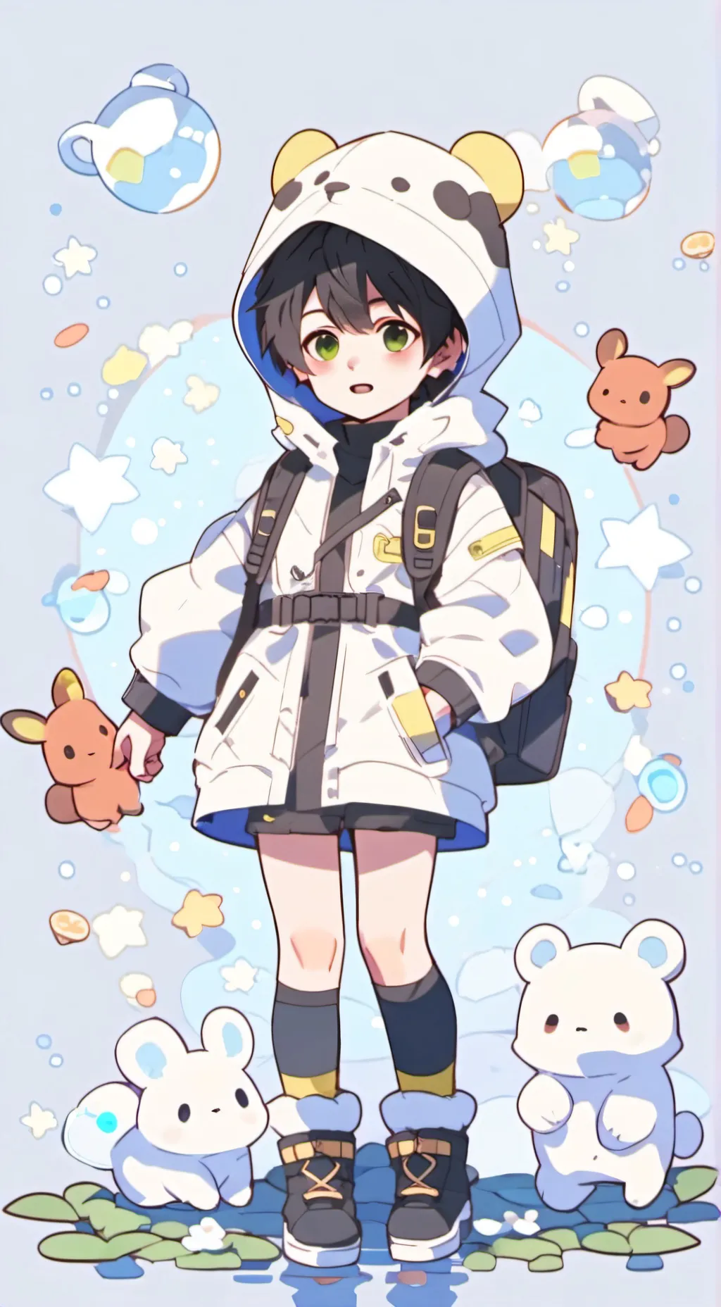 ai character: mha background