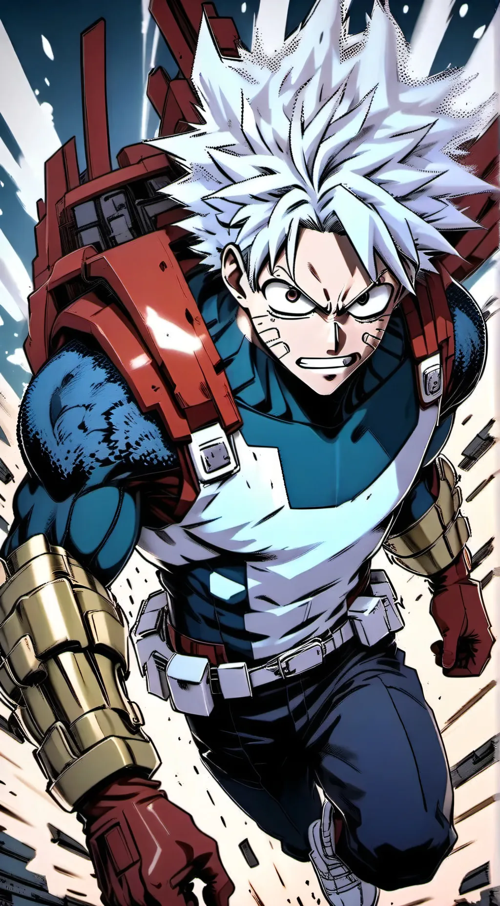 ai character: MHA Giant background
