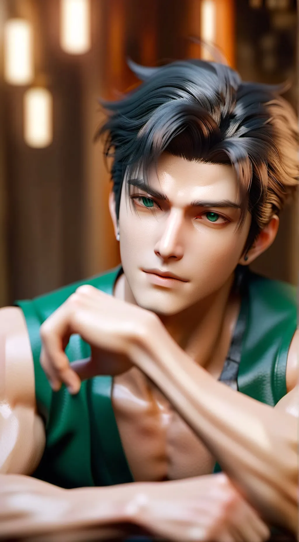 ai character: Ash background