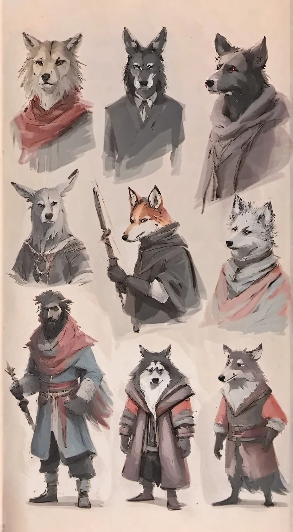 ai character: therian background