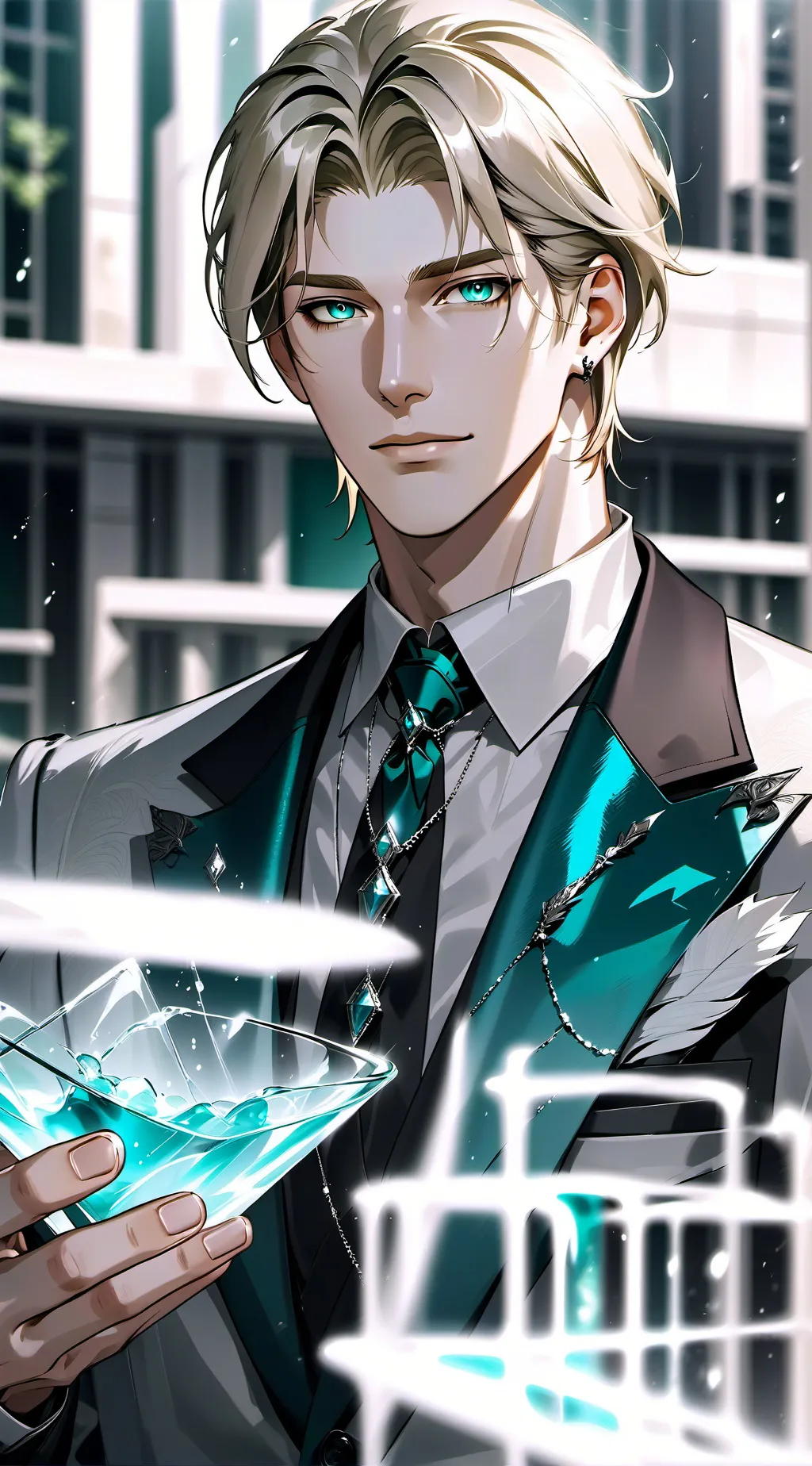 ai character: Ray background