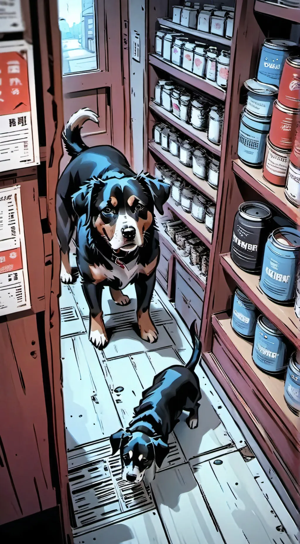 ai character: pupperson background