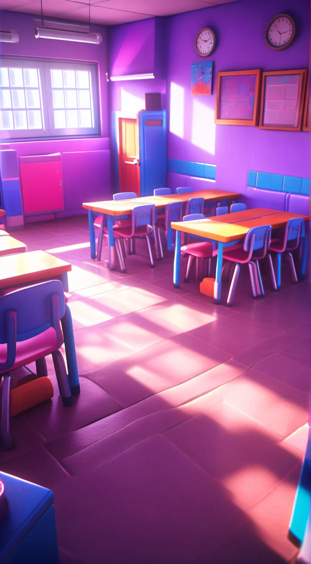 ai character: escuela background