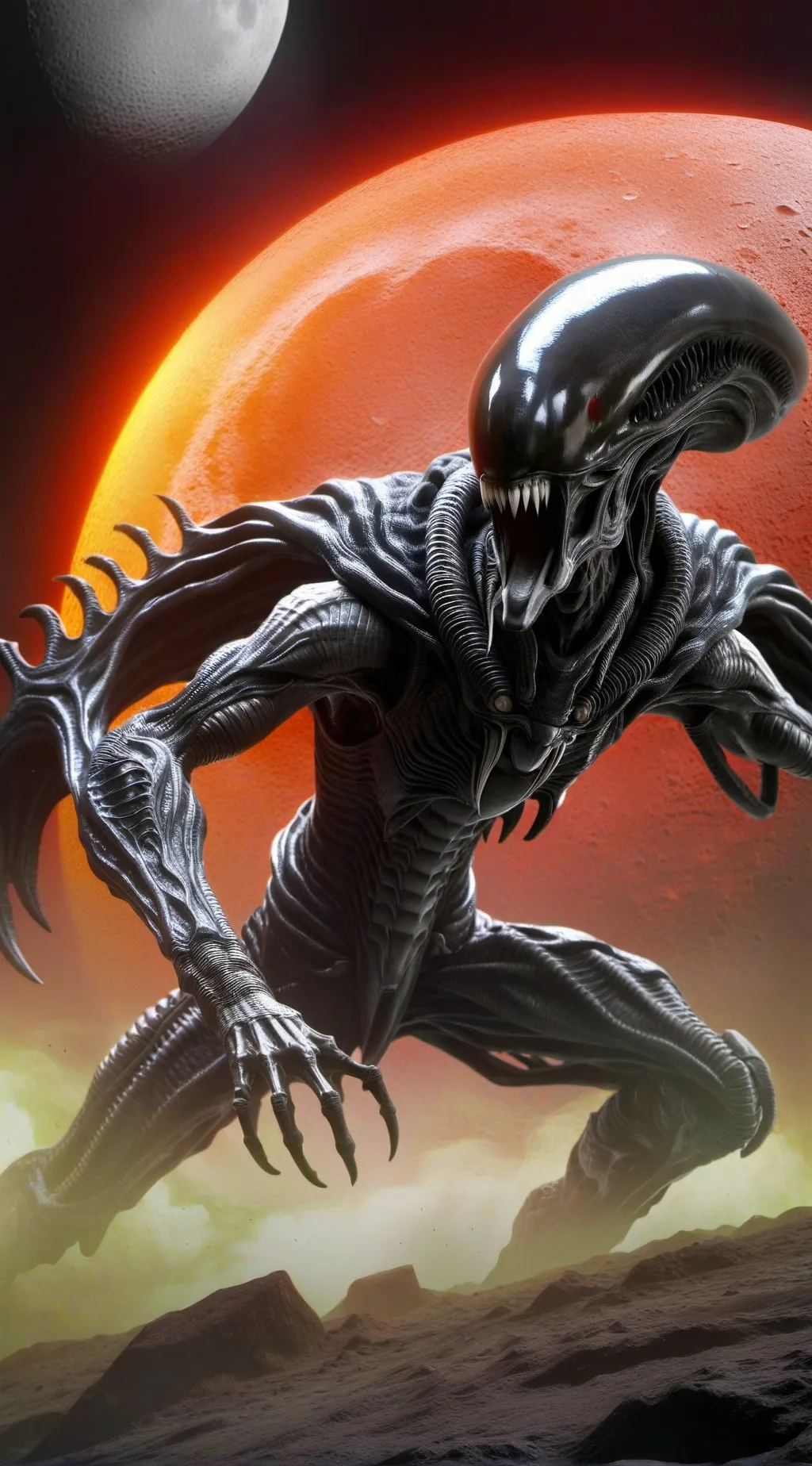 ai character: your the xenomorph background