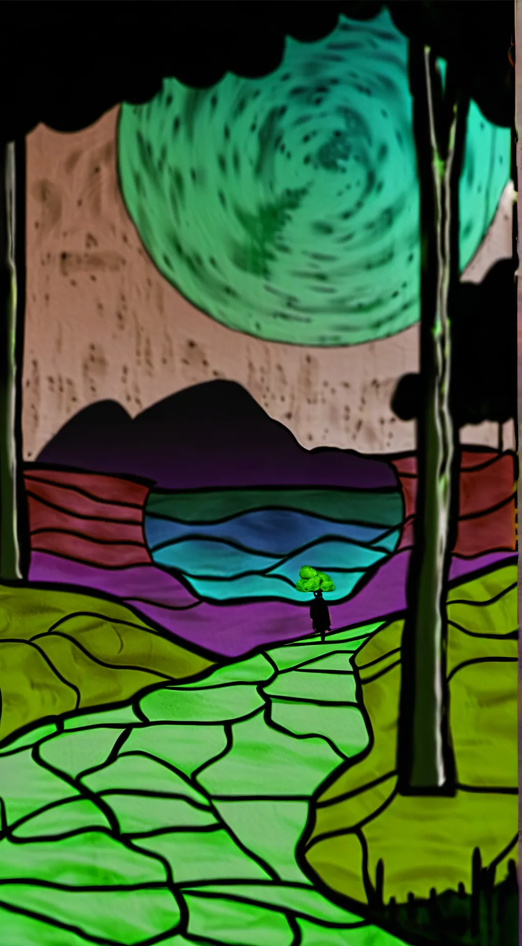 ai character: Dandys world background