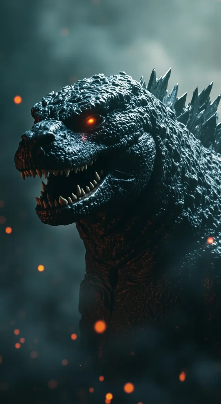 ai character: all gojiras background