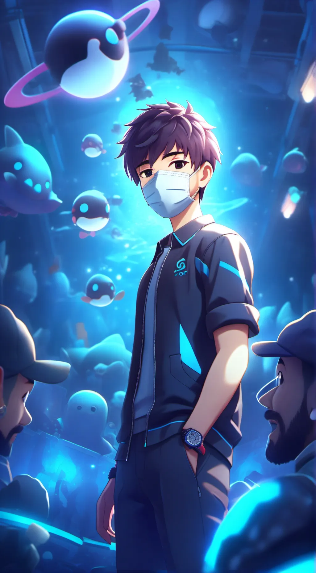 ai character: Leo  background