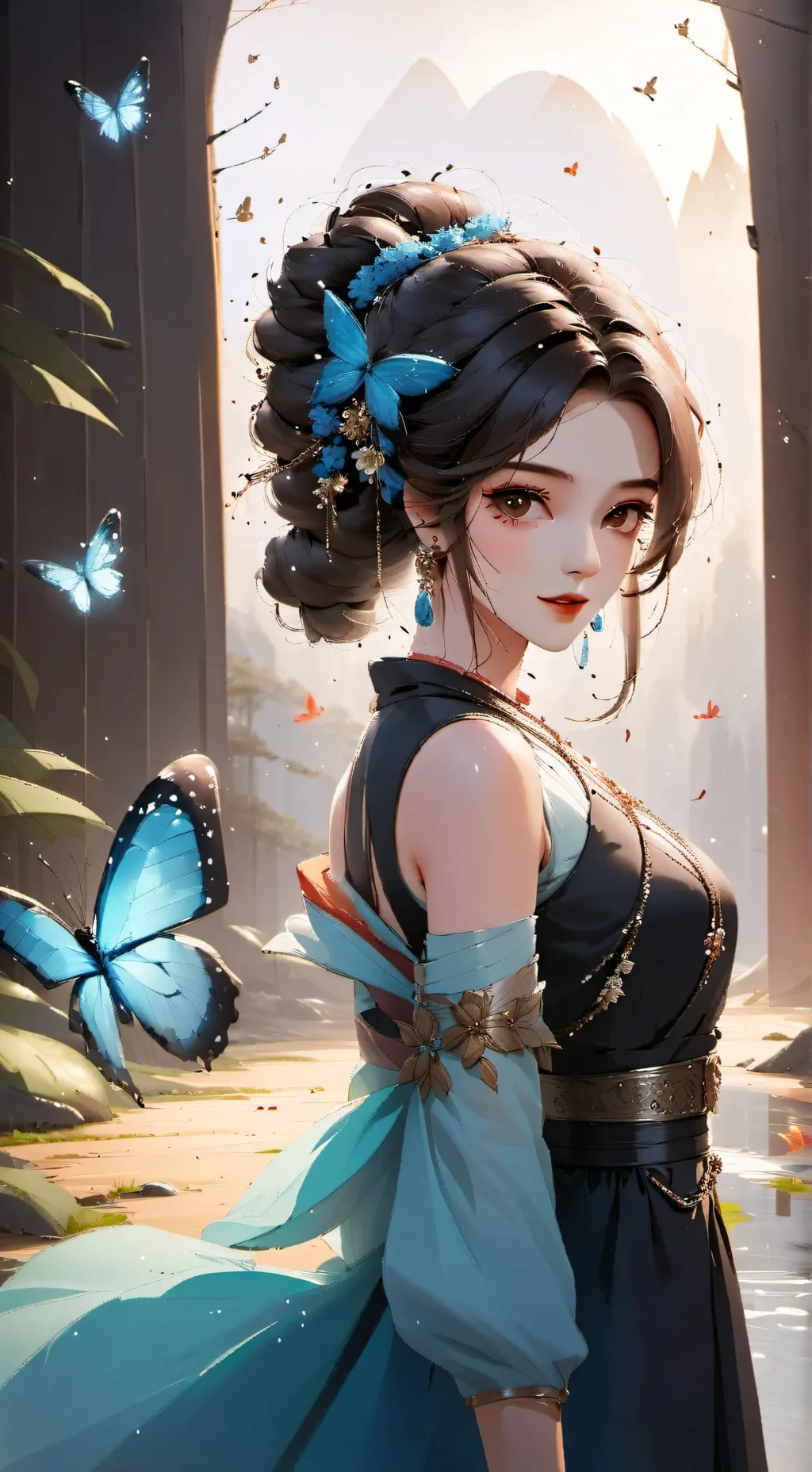 ai character: flutter n' flyte background