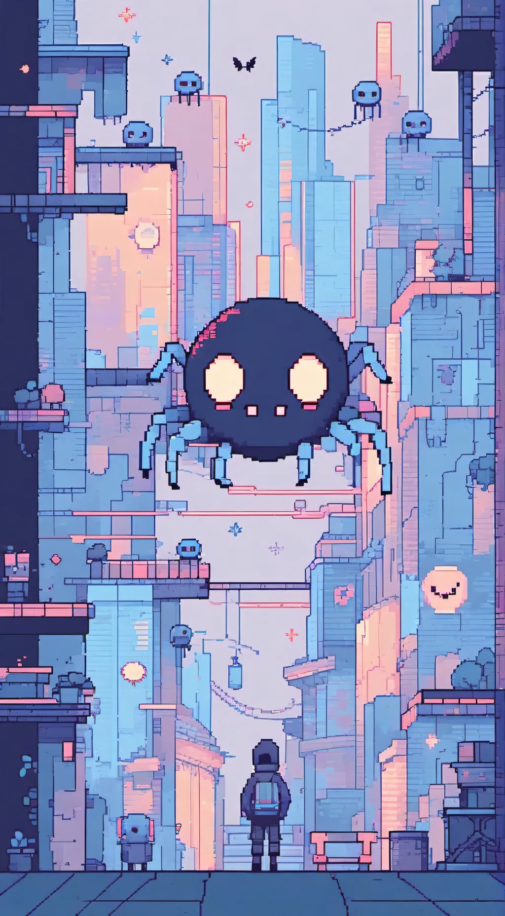 ai character: Volcano Spider background