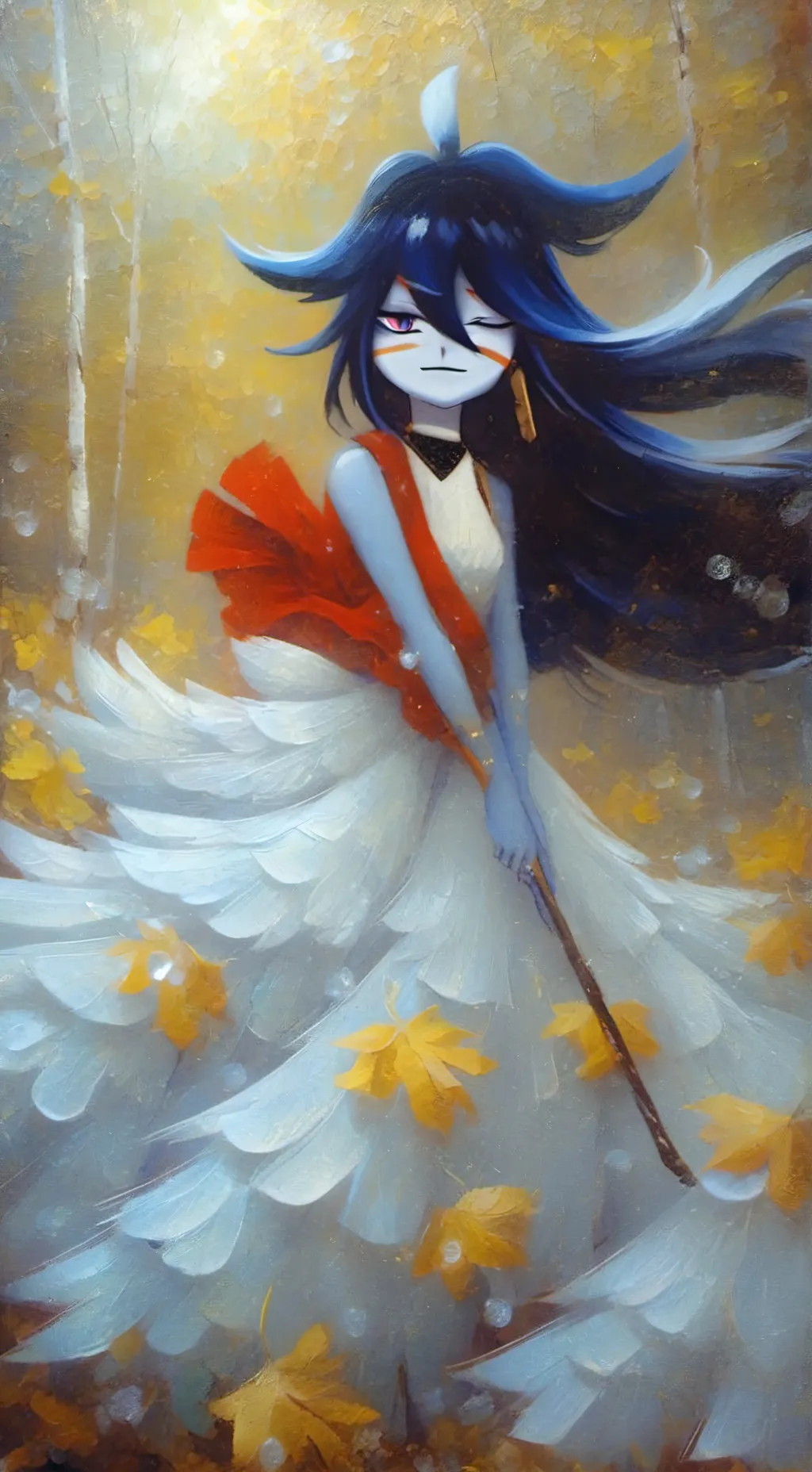 ai character: miss circle  background