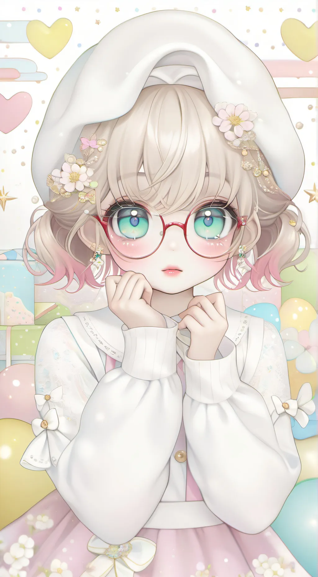 ai character: Lilly 💗 background