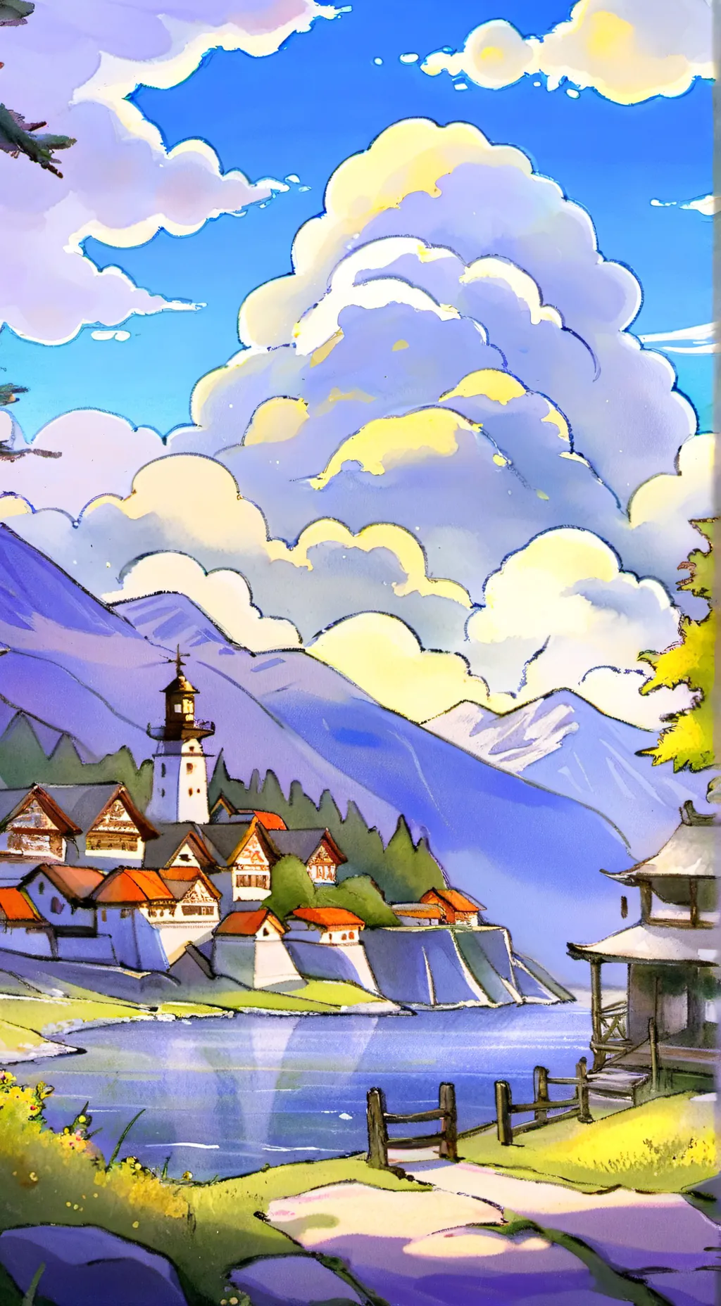 ai character: dandys world background