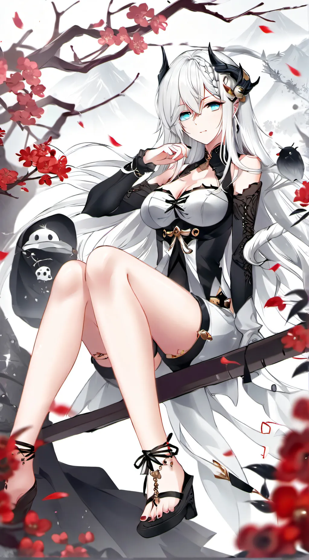 ai character:  in a circle background