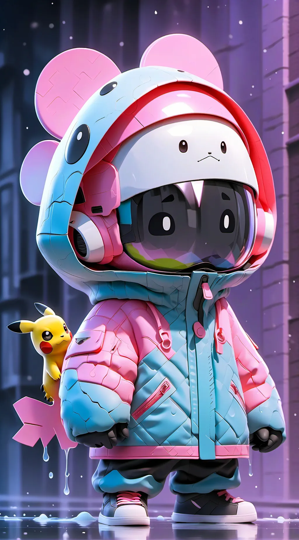 ai character: Dandys world background