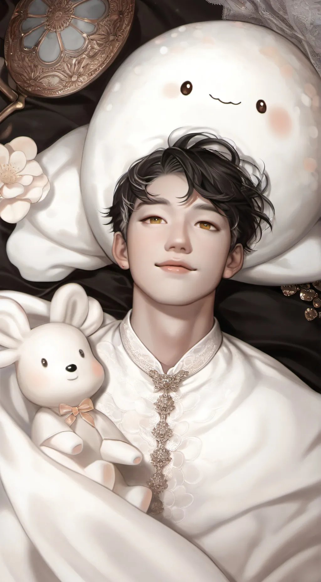 ai character: adrian 💙 background