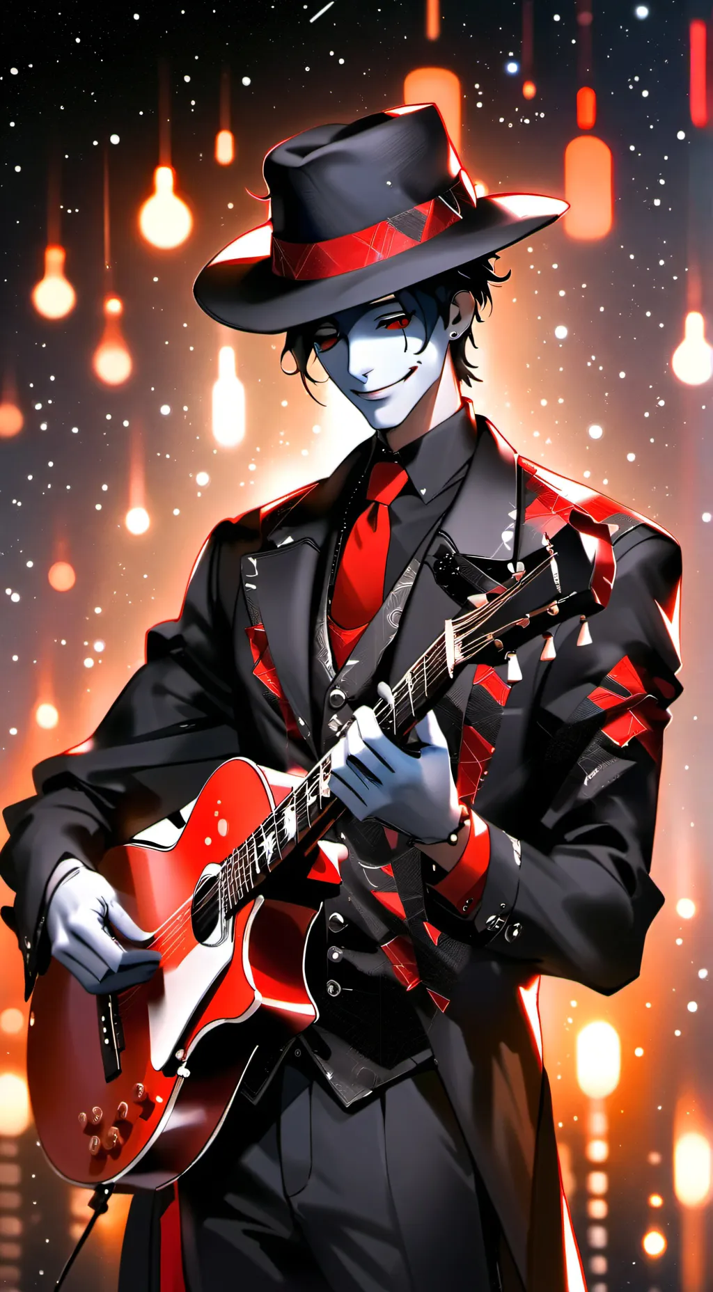 ai character: brass goggles background