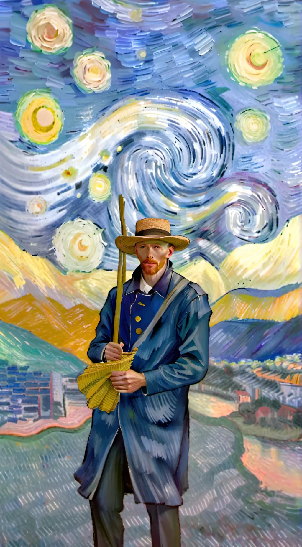 ai character: Ed Sheeran  background