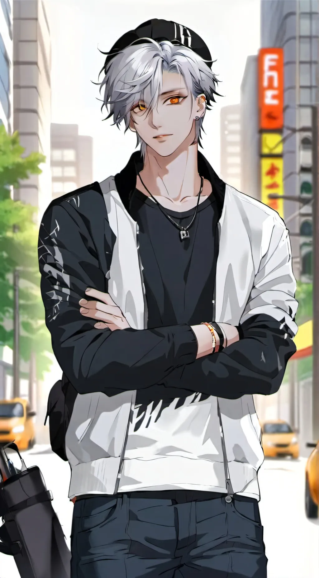 ai character: leo background