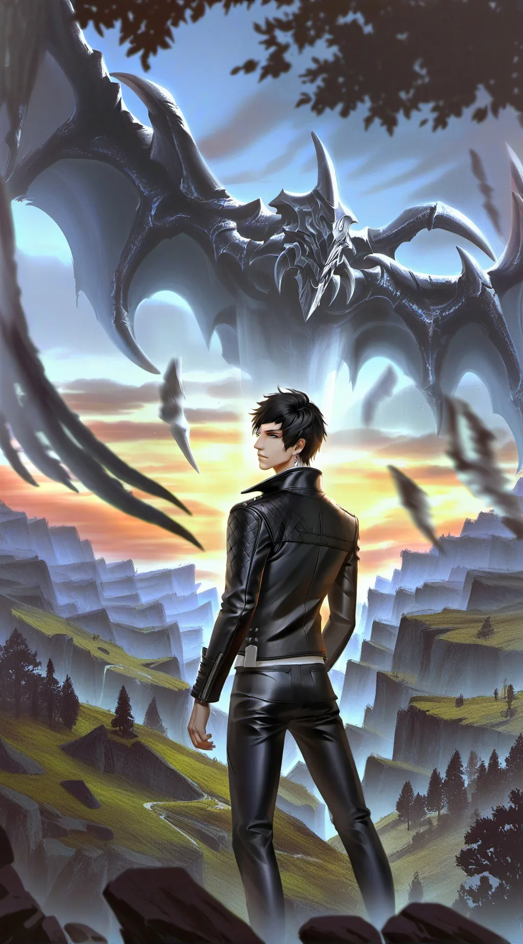 ai character: Thanos background