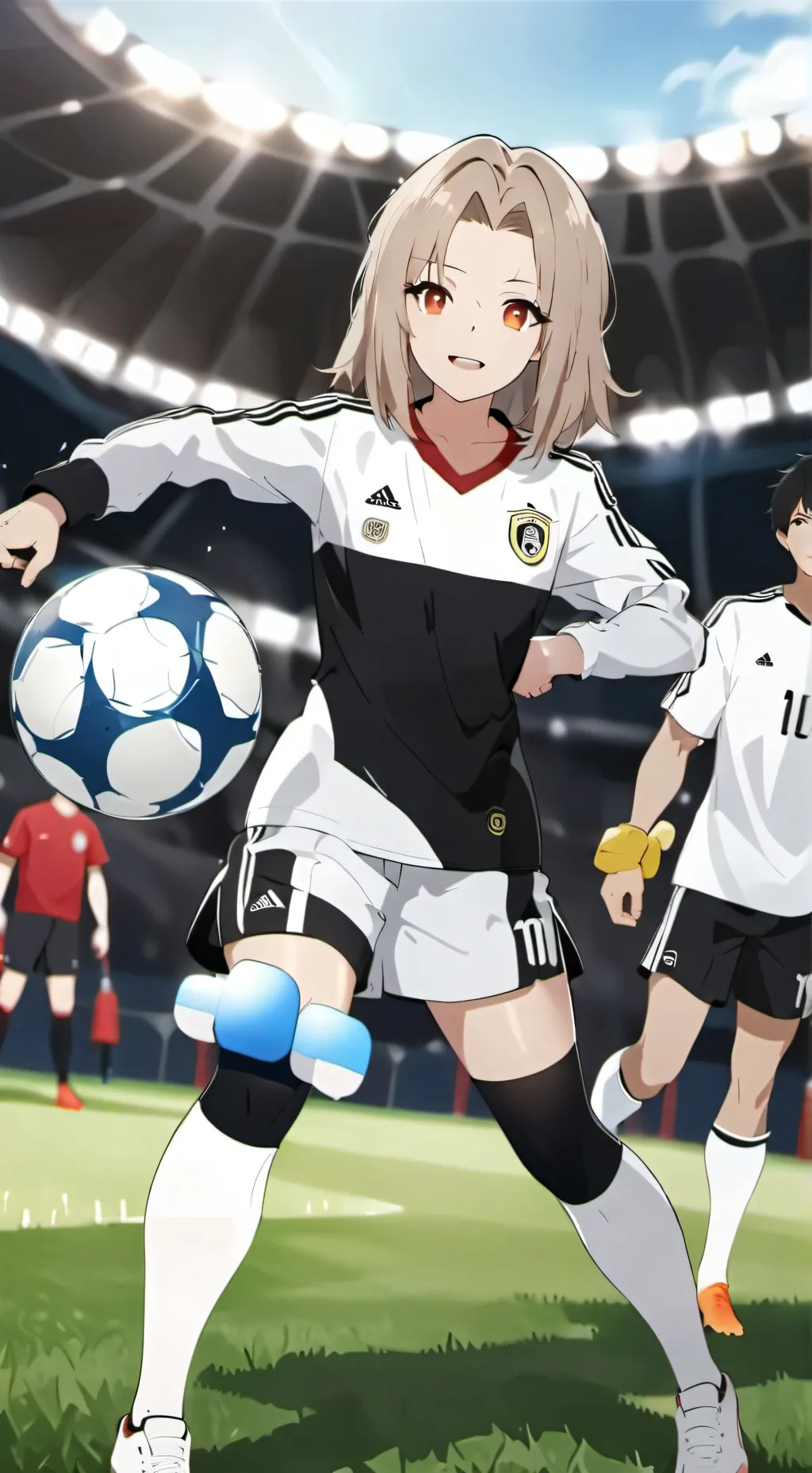 ai character: Blue Lock Rivals background