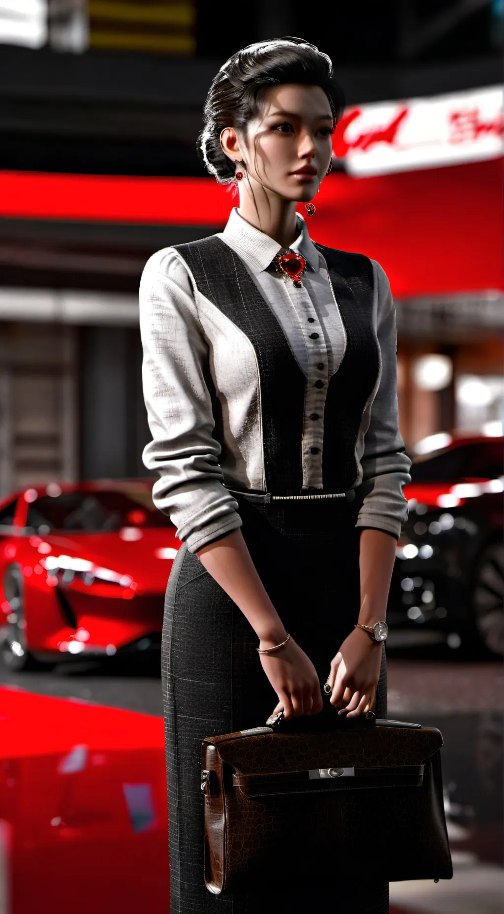 ai character: Concessionario background