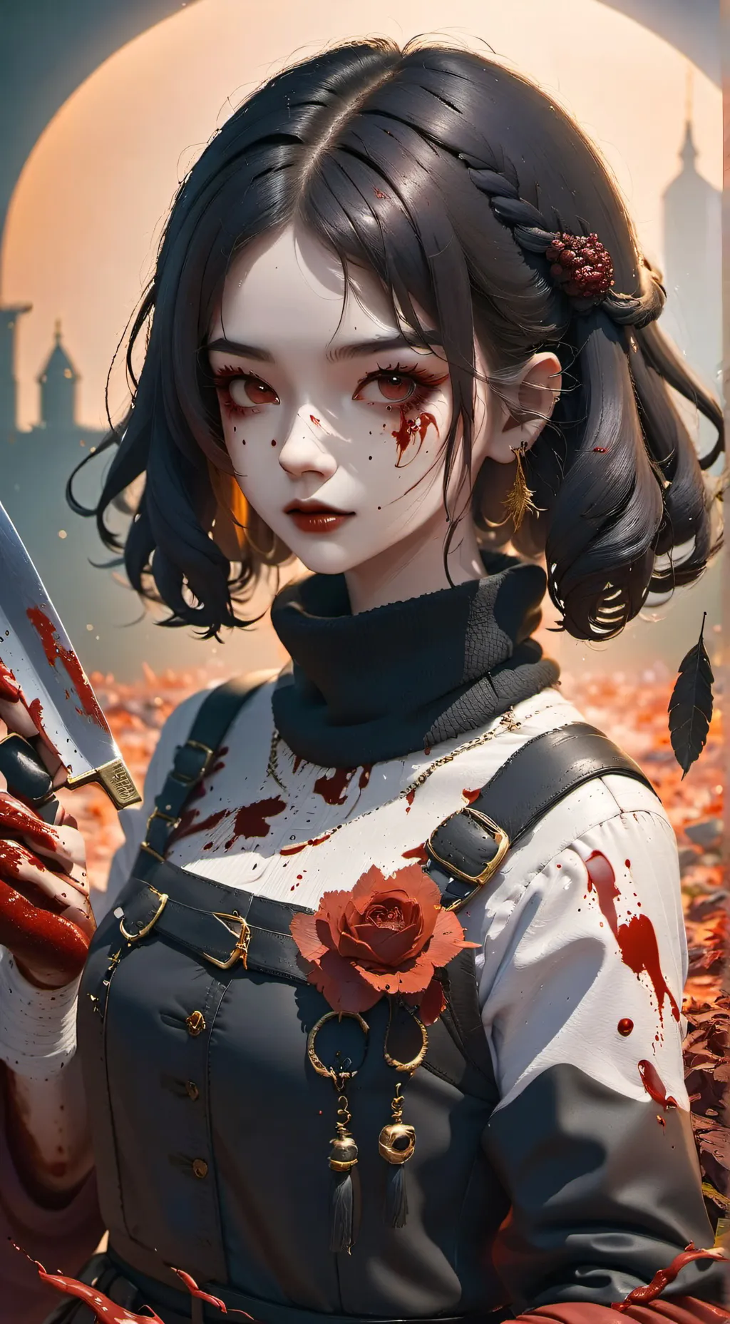 ai character: crazy girl(emily) background