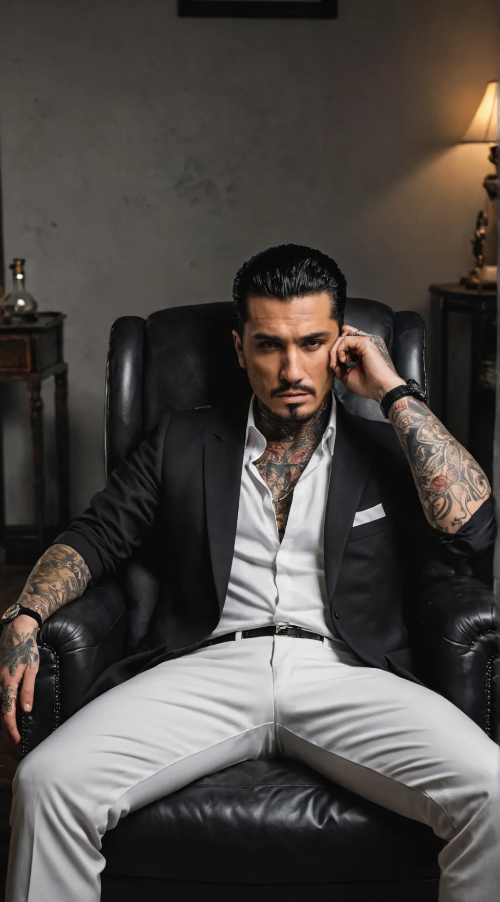 ai character: Mafia Boss background