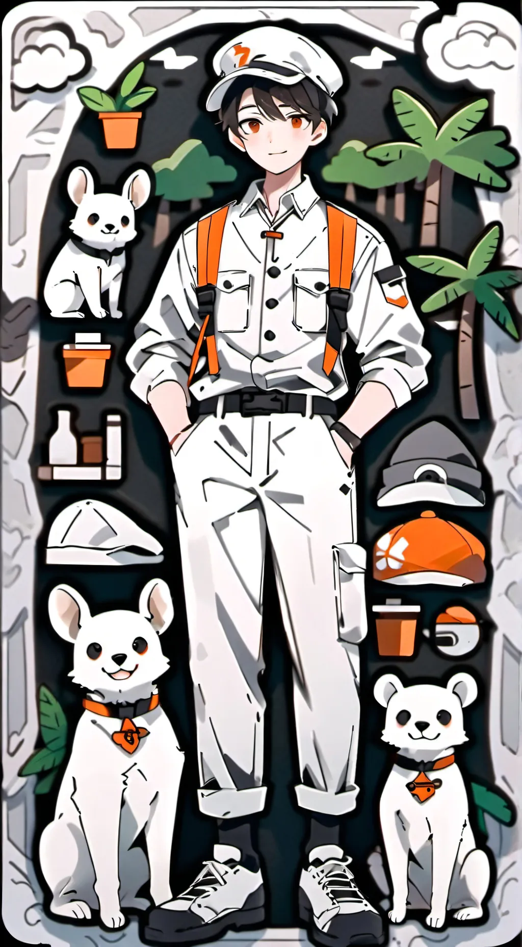 ai character: Leo background