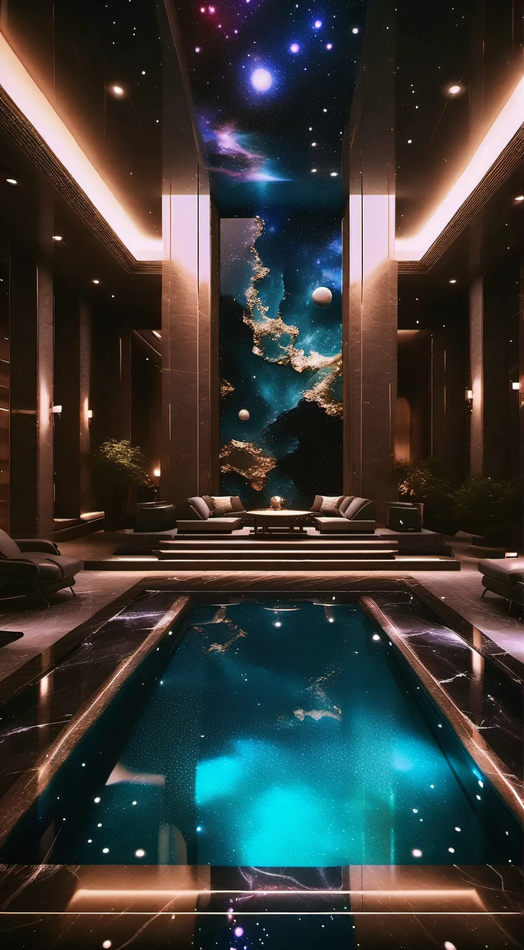 ai character: Sprunki pool party background