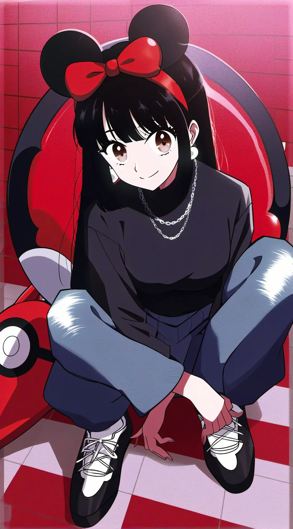 ai character: oragi-san background