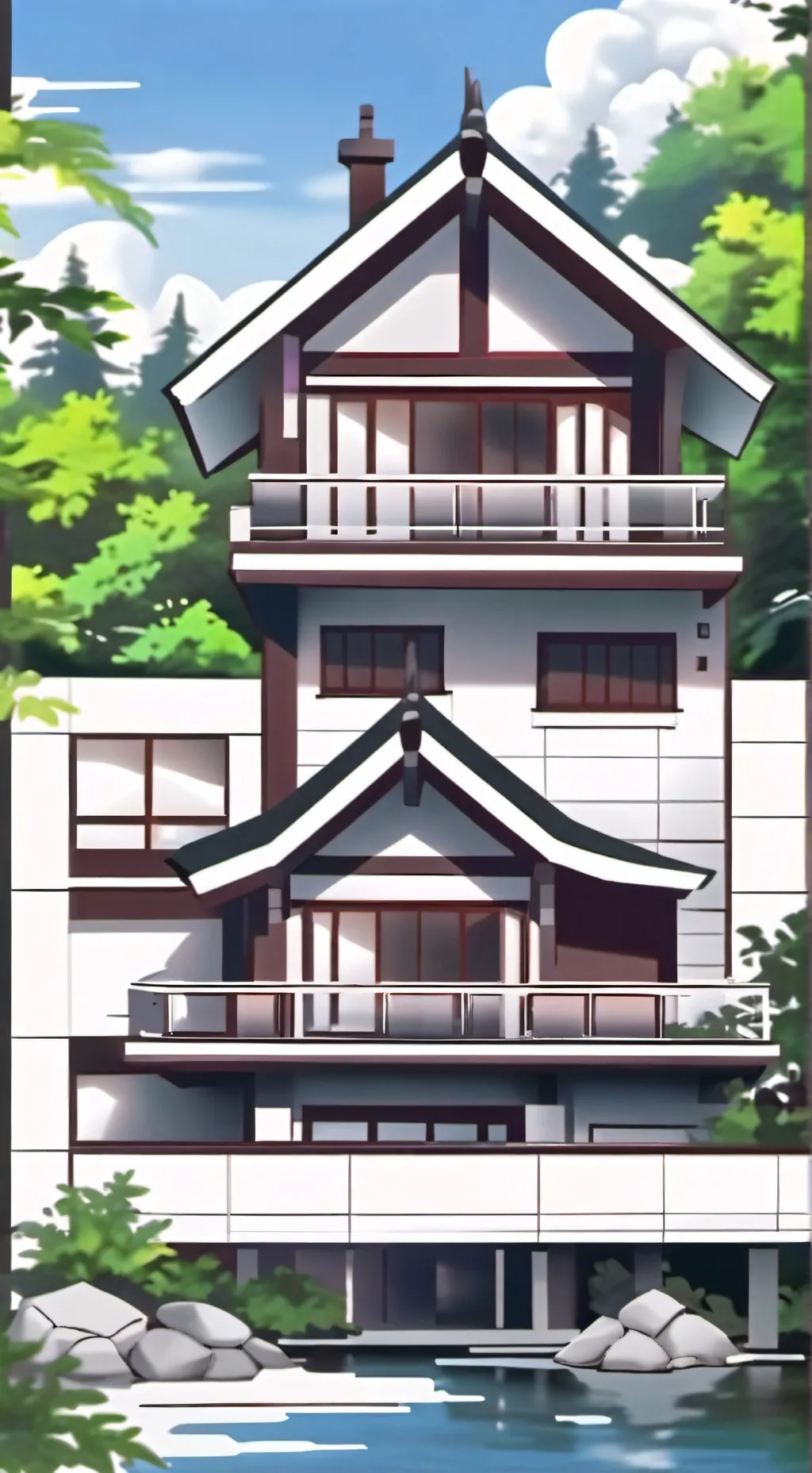 ai character: DW in u house background