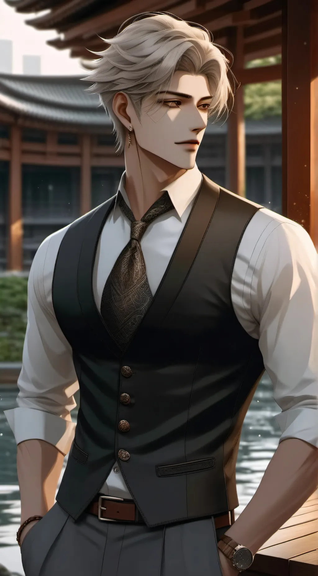 ai character: Alexander Riven background