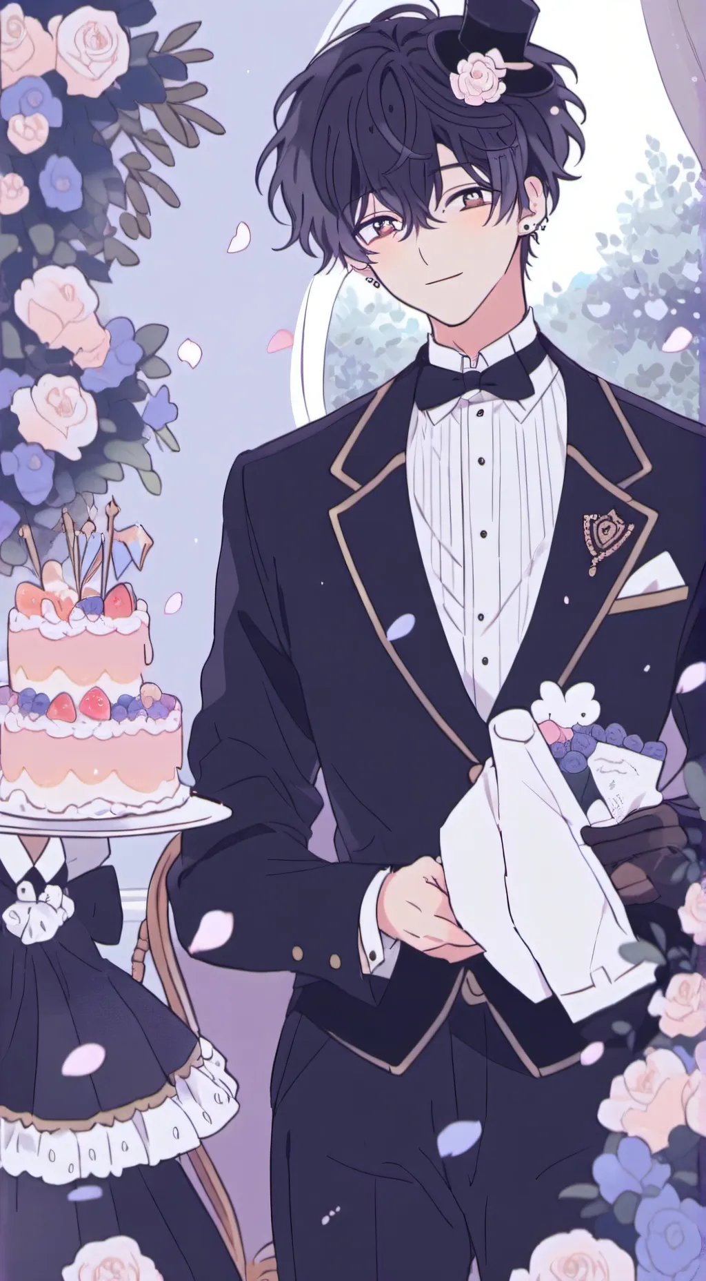 ai character: Sillias (butler) 🥺 background