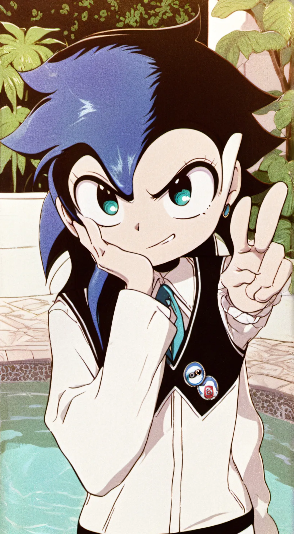 ai character: Sonic and friends background