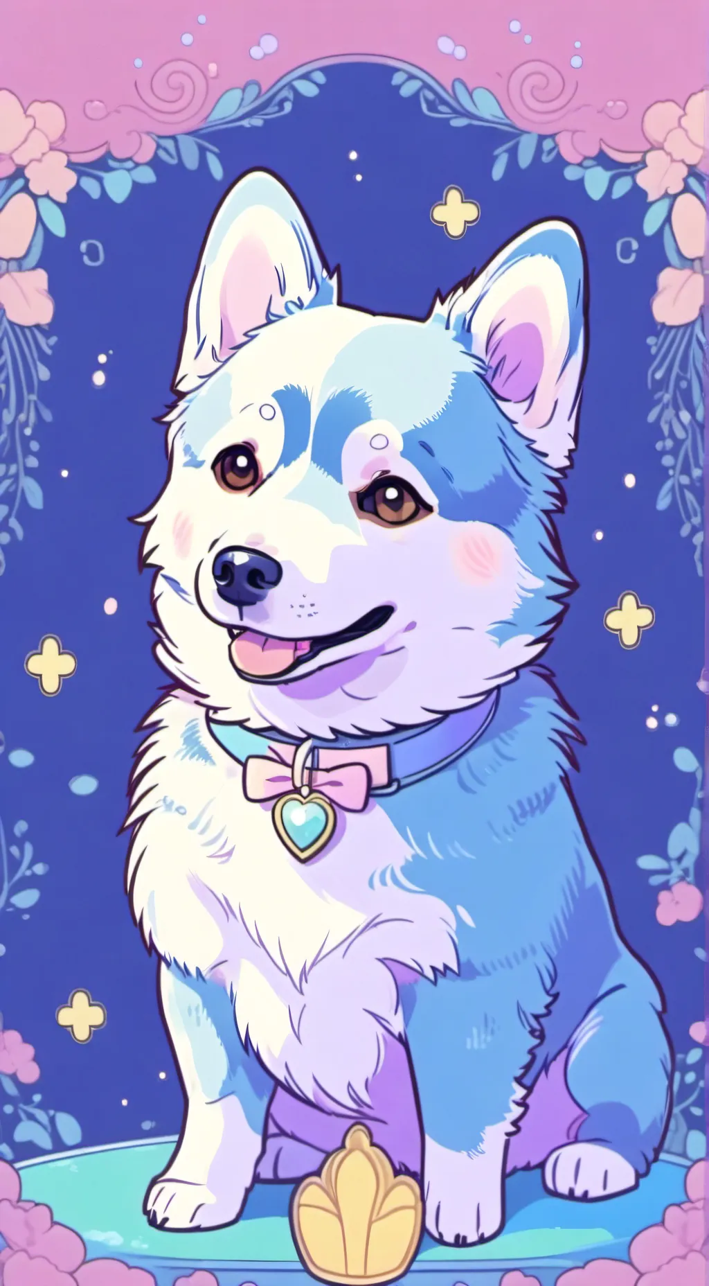 ai character: Luna background