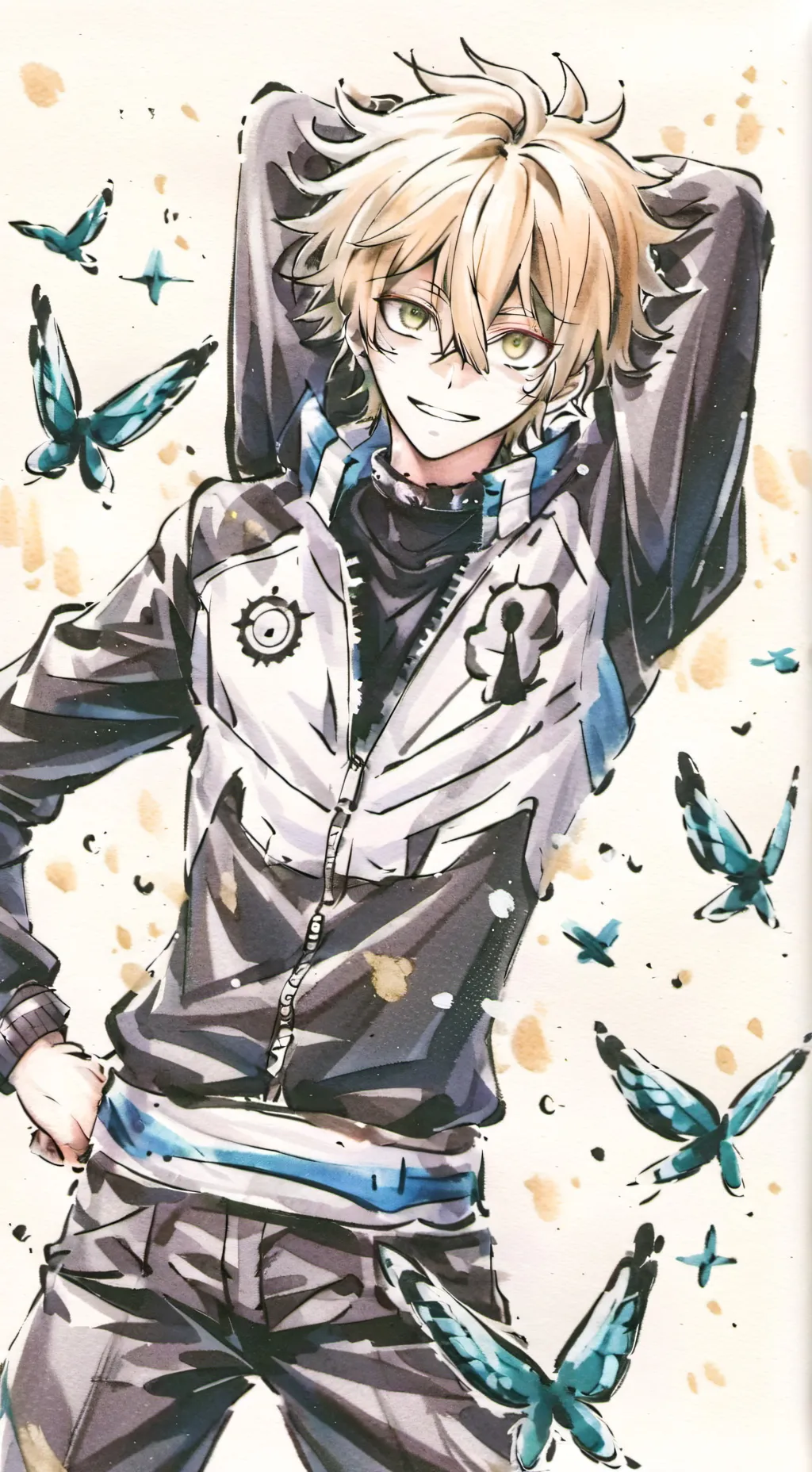 ai character: Bakugo  background