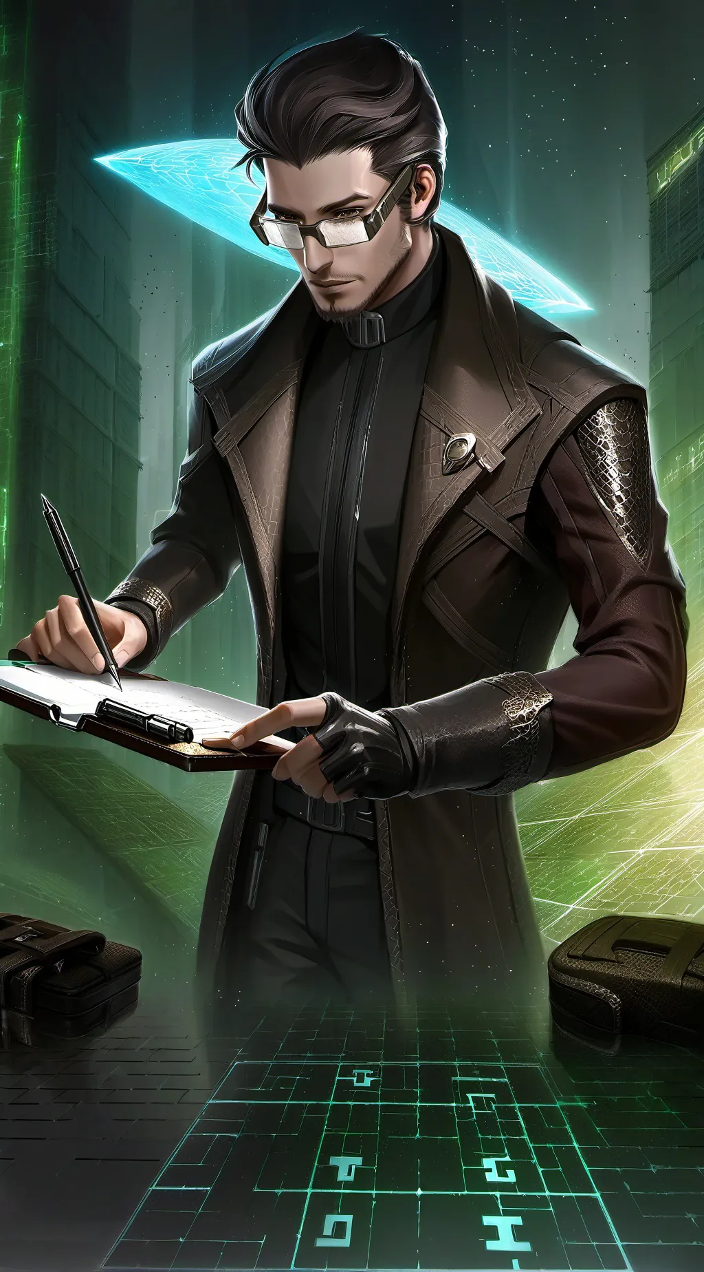 ai character: The AI Artisan background