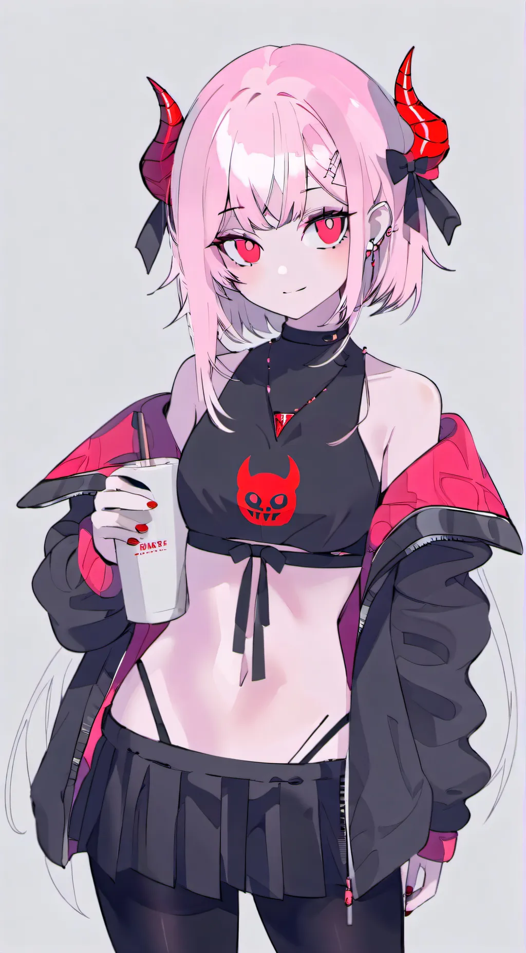 ai character: hannah ♥️ background