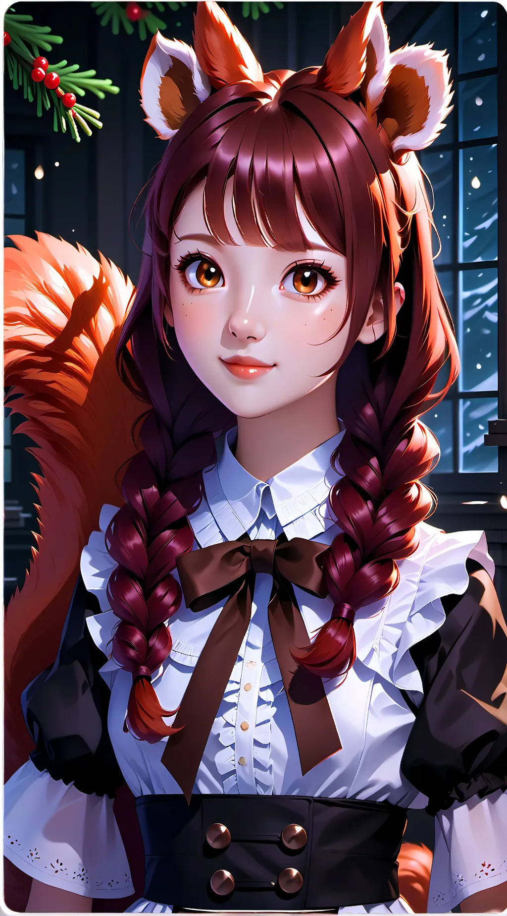 ai character: Eva's Enigmatic Spirit background