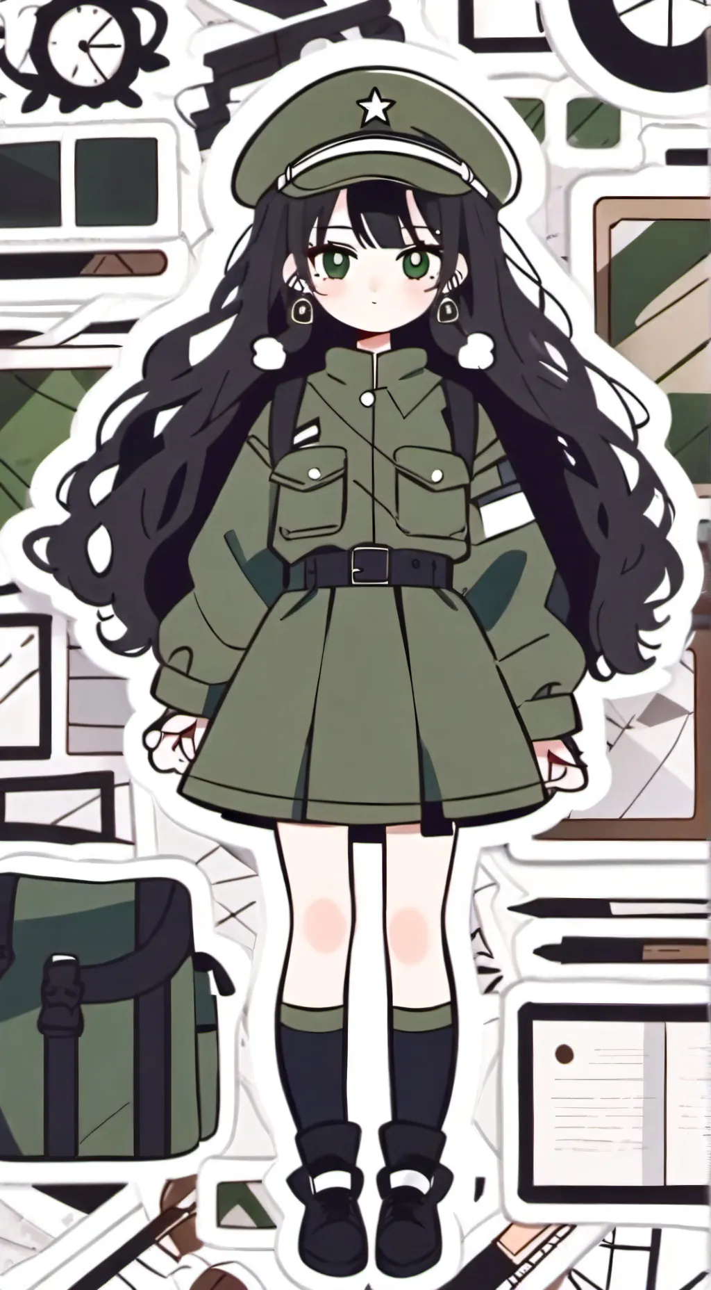 ai character: 🪖 military 🪖 background