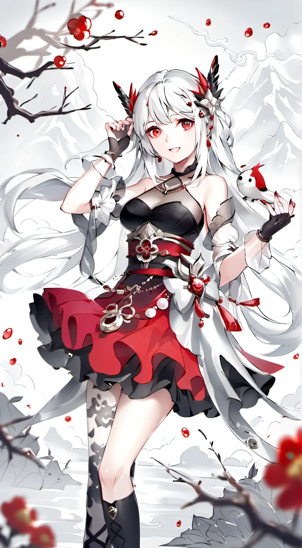 ai character: La Popular background